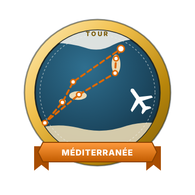 Médaille Tour de Méditerranée